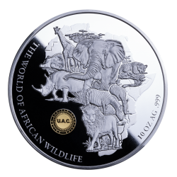 AFRICAN NATIONS WORLD OF AFRICAN NATIONS 10 OZ 3000 FRANCS SILVER COIN UNITED AFRICAN COUNTRIES 2025