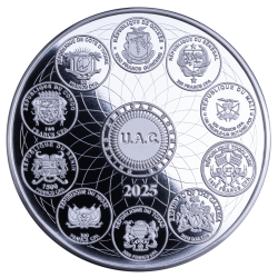 AFRICAN NATIONS WORLD OF AFRICAN NATIONS 10 OZ 3000 FRANCS SILVER COIN UNITED AFRICAN COUNTRIES 2025