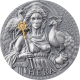 HERA MITOLOGIA GRECKA 3 OZ SREBRNA MONETA 3000 FRANCS KAMERUN 2024