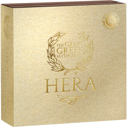 HERA MITOLOGIA GRECKA 3 OZ SREBRNA MONETA 3000 FRANCS KAMERUN 2024