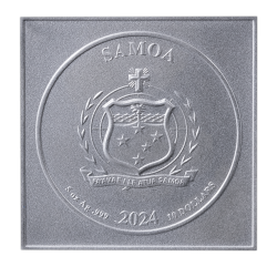 STATUA WOLNOŚCI STATUE OF LIBERTY 5 OZ 10 DOLLARS SREBRNA MONETA SAMOA 2024