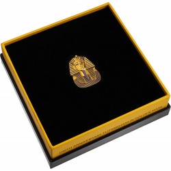 100 ROCZNICA MASKI TUTANKHAMUNA 30 gram MIEDŹ 24 KARAT PALTEROWANA ZŁOTEM