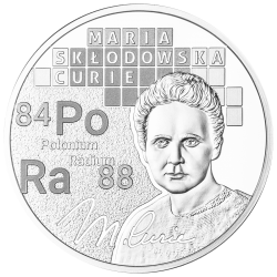 MARIA SKŁODOWSKA-CURIE 1 OZ 1 DOLAR SREBRNA MONETA NIUE 2024