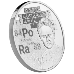 MARIA SKŁODOWSKA-CURIE 1 OZ 1 DOLAR SREBRNA MONETA NIUE 2024