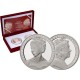 PORTRAIT QUEEN ELIZABETH II 2 x 10 DOLLARS 10 OZ SILVER COIN NIUE 2022