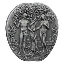 THE GARDEN OF EDEN 5 OZ 500 FRANCS SILVER COIN CAMEROON 2024