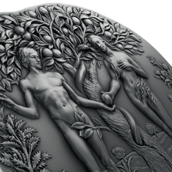 OGRODY EDENU THE GARDEN OF EDEN 5 OZ 500 FRANCS SREBRNA MONETA CAMEROON 2024