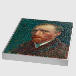 AUTOPORTRET 1887 VINCENT VAN GOGH 2,5 OZ SREBRO 750 GRAM ZN 120 GRAM CU 10000 FRANCS TCHAD 2024