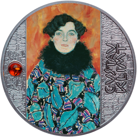 PORTRAIT OF JOHANNA STAUDE GUSTAV KLIMT 17,5 G 500 CFA FRANCS CAMEROON 2024