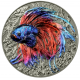 BETTA FISH - BOJOWNIK - PRZEDSTAWICIELE WYJĄTKOWYCH GATUNKÓW 2 OZ SREBRNA MONETA 5 DOLARÓW NIUE 2024