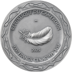 RESTING DIANA CELESTIAL BEAUTY 2 OZ 2000 FRANCS CAMEROON 2025