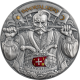 IMMORIAL GLORY 300 YEARS OF UKRAINIAN COSSACK 10 CEDIS SILVER COIN GHANA 2025