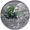 JEDNOSTKI OPERACJI SPECJALNYCH UKRAINY 2 OZ 2000 FRANCS SREBRNA MONETA KAMERUN 2025