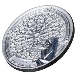 NOTRE DAME 3 OZ SILVER COIN 200 FRANCS SILVER COIN DJIBOUTI 2024