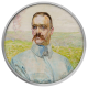 PORTRET JÓZEFA PIŁSUDSKIEGO JACEK MALCZEWSKI 170. ROCZNICA SREBRNA MONETA 500 FRANKÓW KAMERUN 2024