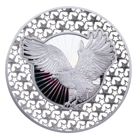 AMERICAN EAGLE 2 OZ SILVER FILIGREE COIN 5 DOLLARS SOLOMON ISLAND 2025