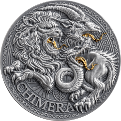 CHIMERA THE GREAT GREEK MYTHOLOGY 1 OZ SILVER COIN 1000 FRANCS CFA CAMEROON 2025