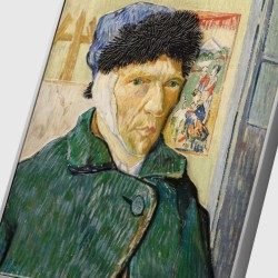 AUTOPORTRET Z ZABANDAŻOWANYM UCHEM 1889 VINCENT VAN GOGH 2,5 OZ SREBRNA MONETA 10000 FRANKÓW CFA REPUBLIKA CZADU 2024