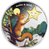 SQUIRREL MAKE A WISH 17.50 g SILVER COIN 500 FRANCES CFA CAMEROON 2024