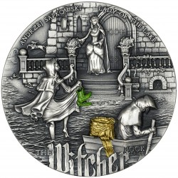 THE LADY OF THE LAKE WITCHER 2 OZ SILVER COIN 5 DOLLARS NIUE 2024