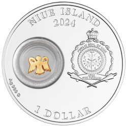 ANGEL OF FAITH 14.14 G SILVER COIN 1 DOLLAR NIUE 2024