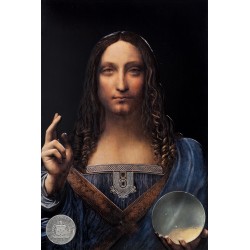 ADVANCED ART LEONARDO DA VINCI 3 x 1 OZ 3 x 5 DOLLARS SILVER COIN SAMOA 2024