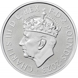 DIANA - ELEGANCE IN ART - 1 OZ 2 POUNDS SILVER COIN BRITANNIA CHARLES III 2023