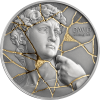 DAVID KINTSUGI ART 2 OZ 2000 FRANCS SILVER COIN CAMEROON 2025