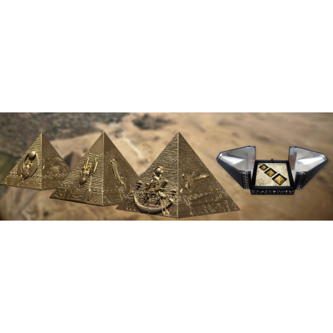 PYRAMIDS OF GIZA SET 1 OZ 2 OZ 3 OZ 200 FRANCS SILVER COINS DJIBOUTI 2025