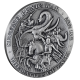 BATTLE OF ZAMA - ROMAN EMPIRE P.DE GREEF 5 OZ 50 DOLLARS SILVER COIN LIBERIA 2025