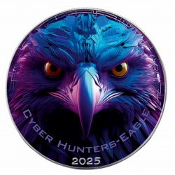 EAGLE - CYBER HUNTERS 1 OZ 1 DOLLAR UNITED STATES OF AMERICA SILVER COIN 2025