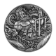 POSEIDON ANCIENT GREEK GOD OF THE SEA 2 OZ SILVER 11,5 OZ COPPER 10000 FRANCS SILVER COIN TCHAD 2025