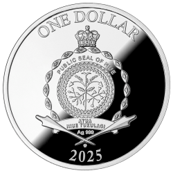 PRINCE OF PEACE 1 OZ 1 DOLLAR SILVER COIN NIUE 2025