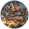 THE SACK OF ROME 410 A.D. 2 OZ 5 DOLLARS SILVER COIN LIBERIA 2025