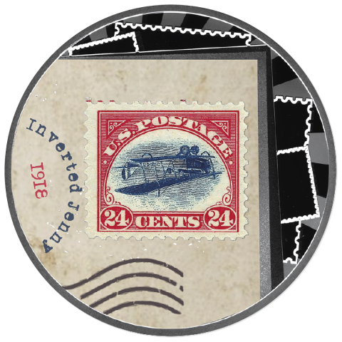 INVERTED JENNY - THE MOST WORLD PRECIOUS STAMPS 17,5 g. 500 FRANCS SILVER COIN CAMEROON 2025