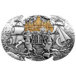 ATLANTYDA ZAGIONA WYSPA 5 OZ 10 DOLLARÓW SREBRNA MONETA SAMOA 2025