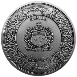 ATLANTIS LOST CIVILIZATION 5 OZ 10 DOLLARS SILVER COIN SAMOA 2025