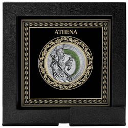 ATENA GRECKA BOGINI 1 OZ 2 DOLARY SREBRNA MONETA NIUE 2025