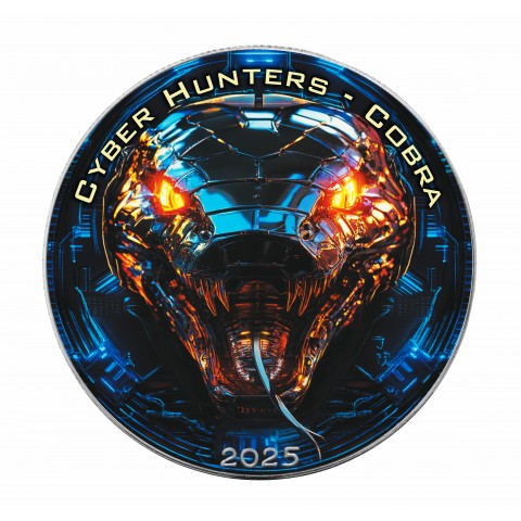 KOBRA - CYBER ŁOWCY - 1 OZ 1 DOLAR STANY ZJEDNOCZONE AMERYKI SREBRNA MONETA 2025