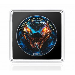 KOBRA - CYBER ŁOWCY - 1 OZ 1 DOLAR STANY ZJEDNOCZONE AMERYKI SREBRNA MONETA 2025