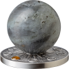 MOON SOLAR SYSTEM 2 OZ 10 CEDIS SILVER COIN GHANA 2025