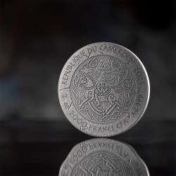 BJÖRN IRONSIDE THE WAY TO VALHALLA 2 OZ 2000 FRANCS SILVER COIN CAMEROON 2025