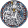 THE NINE MUSES - MELPOMENE & THALIA - 2 OZ 2000 FRANCS SILVER COIN CAMEROON 2025