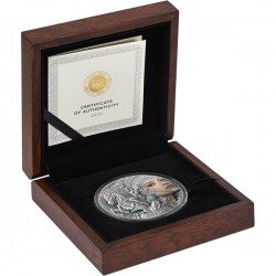 AMAZONKA AMAZON FEMINA BELLATOR SERIA 2 OZ 2000 FRANCS SREBRNA MONETA KAMERUN 2025