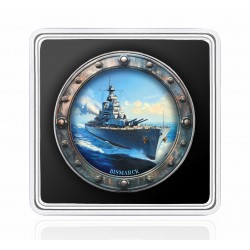 BISMARCK - FAMOUS SHIPS 1 OZ 1 DOLLAR UNITED STATES OF AMERICA SILVER COIN 2025