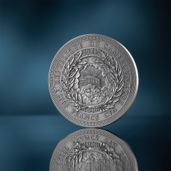 HADES MITOLOGIA GRECKA 2 OZ SREBRNA MONETA 2000 FRANCS KAMERUN 2025