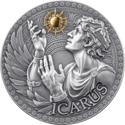 IKAR GRECKA MITOLOGIA 1 OZ SILVER COIN 1000 FRANCS CAMEROON 2025