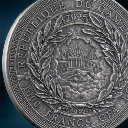 IKAR GRECKA MITOLOGIA 1 OZ SILVER COIN 1000 FRANCS CAMEROON 2025