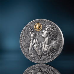 IKAR GRECKA MITOLOGIA 1 OZ SILVER COIN 1000 FRANCS CAMEROON 2025