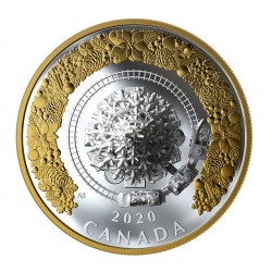 Świąteczny Pociąg Kanada 5 Oz silver 50 Dollars Canada 2020